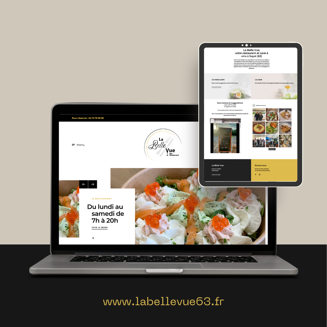 Portfolio web La Belle Vue