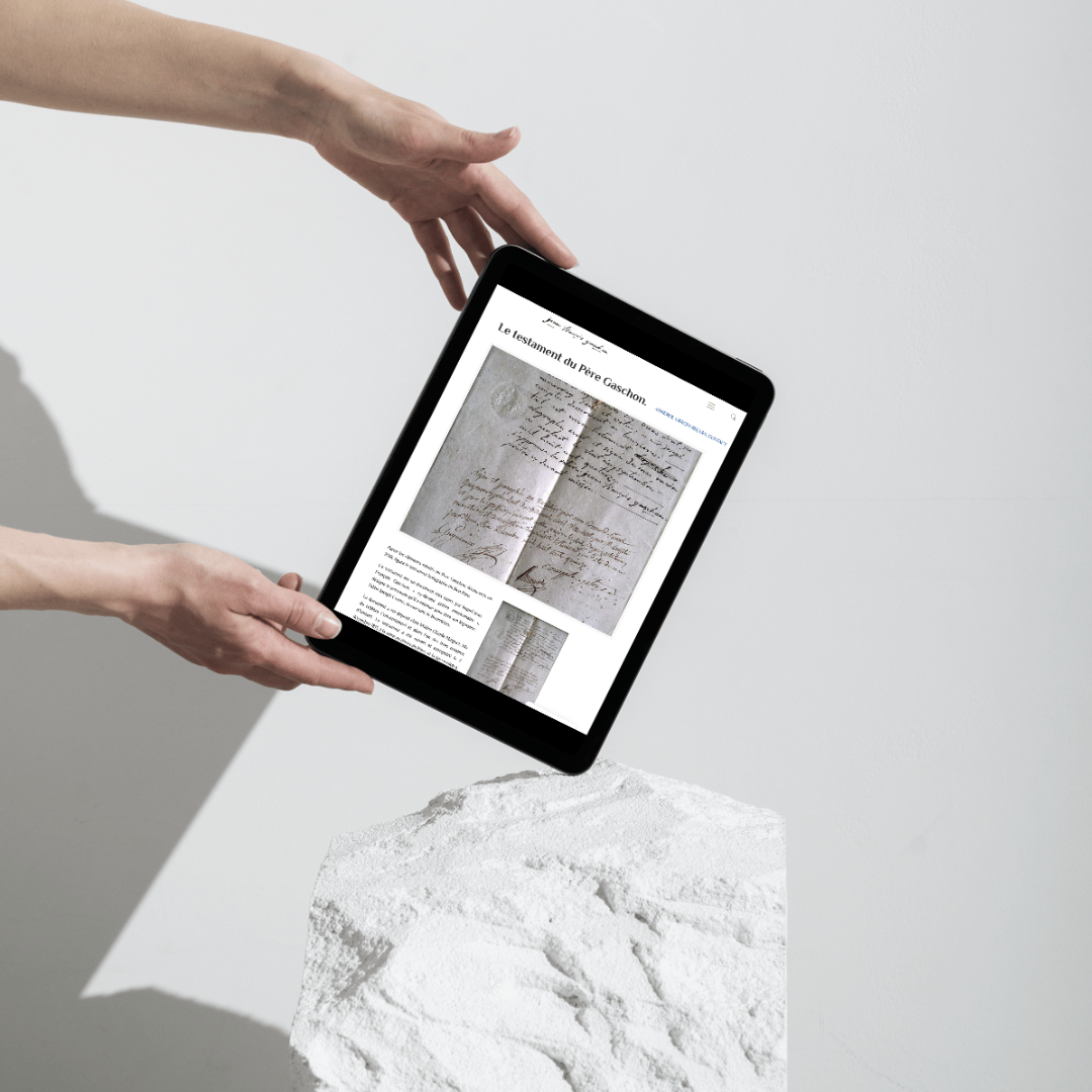 Portfolio web Les Amis du Père Gaschon