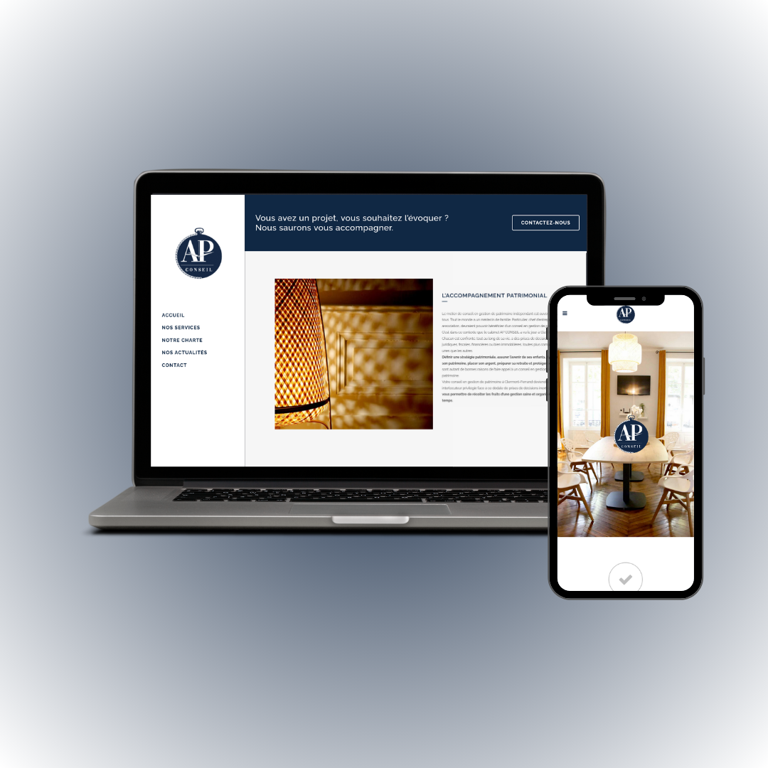 Portfolio web AP Conseil