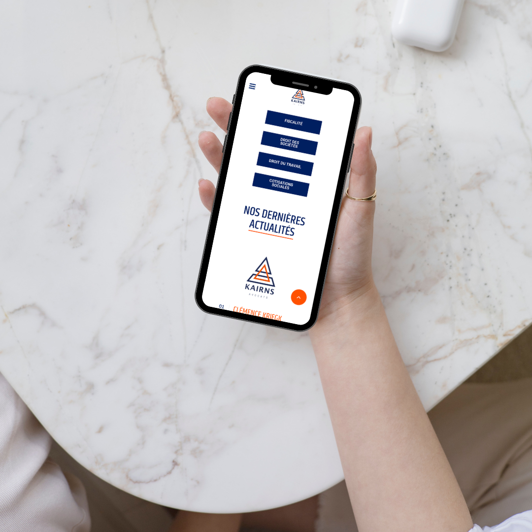 Portfolio web Kairns Avocats