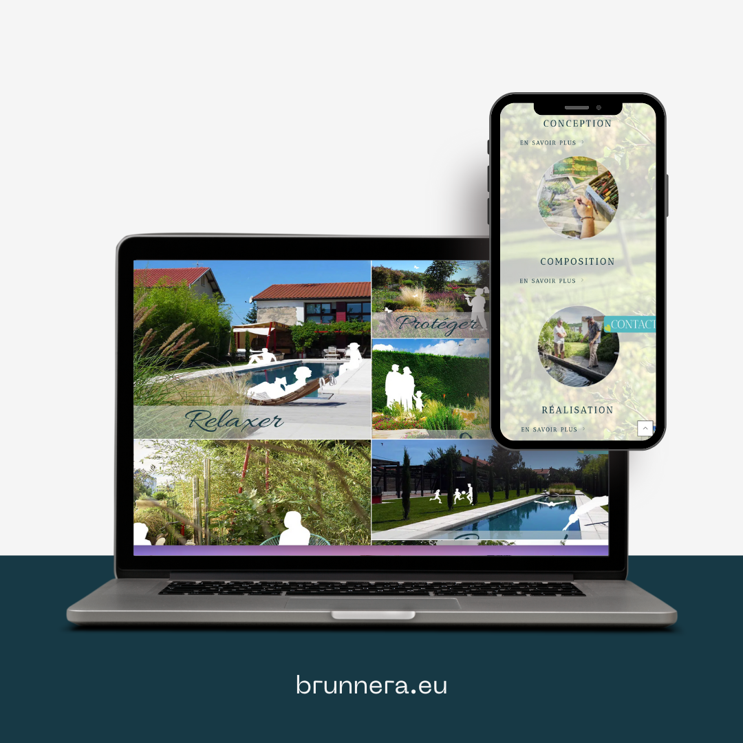 Portfolio web Paysages Brunnera