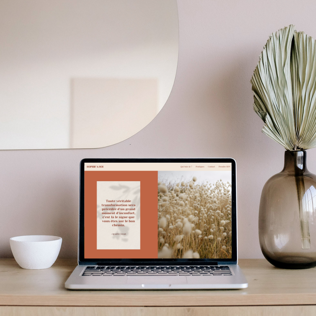 Portfolio web Sophr'à soi
