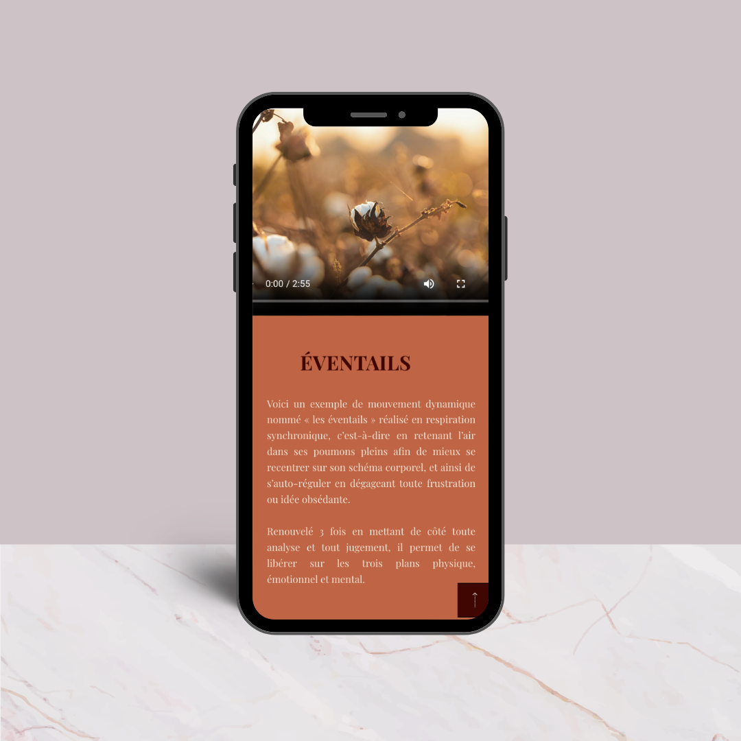 Portfolio web Sophr'à soi